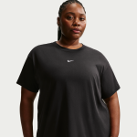 T - shirt � manches courtes oversize nike classic pour femme - noir