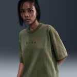 T - shirt  manches courtes oversize nike pour femme - vert