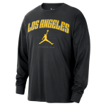 T - shirt à manches longues jordan nba los angeles lakers essential pour homme - noir T - shirt à manches longues jordan nba los angeles lakers essential pour homme - noir