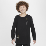 T - shirt  manches longues nike nba los angeles lakers courtside max90 pour ado (garon) - noir