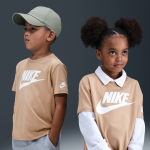 T - shirt nike pour enfant - marron