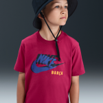 T - shirt nike football fc barcelona pour ado - rouge