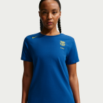 T - shirt nike football fc barcelona supporter 4e tenue pour femme - bleu