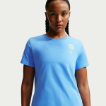 T - shirt nike football fc barcelona supporter pour femme - bleu