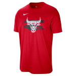 T - shirt nike nba chicago bulls courtside pour homme - rouge