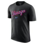 T - shirt nike nba chicago bulls essential city edition pour homme - noir