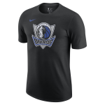 T - shirt nike nba dallas mavericks essential pour homme - noir