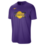 T - shirt nike nba los angeles lakers courtside pour homme - pourpre