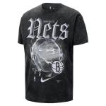 T - shirt nike nba max90 brooklyn nets courtside  halloween  pour homme - noir
