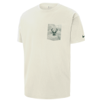 T - shirt nike nba max90 milwaukee bucks courtside pour homme - blanc T - shirt nike nba max90 milwaukee bucks courtside pour homme - blanc