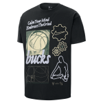 T - shirt nike nba max90 milwaukee bucks courtside pour homme - noir T - shirt nike nba max90 milwaukee bucks courtside pour homme - noir