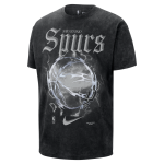 T - shirt nike nba max90 san antonio spurs courtside � halloween � pour homme - noir