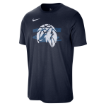 T - shirt nike nba minnesota timberwolves courtside pour homme - bleu