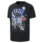 T - shirt nike nba new york knicks courtside vintage pour homme - noir