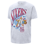 T - shirt nike nba philadelphia 76ers hardwood classics pour homme - blanc