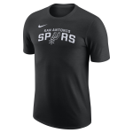 T - shirt nike nba san antonio spurs essential pour homme - noir