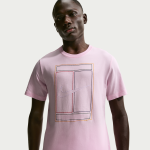 T - shirt nikecourt heritage pour homme - rose