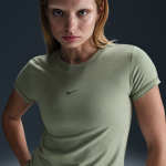 T - shirt slim court nike chill knit pour femme - vert T - shirt slim court nike chill knit pour femme - vert