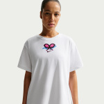 T - shirt de tennis dri - fit nike slam pour femme - blanc