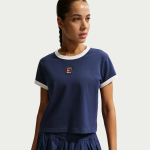T - shirt de tennis � manches courtes nike heritage pour femme - bleu