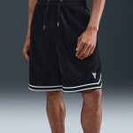 Short de basket pliss� kobe pour homme - noir