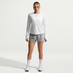 Short doubl� � taille mi - basse 8 cm dri - fit nike one pour femme - gris