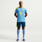 Short de foot en maille nike dri - fit fc barcelona strike se pour homme - bleu