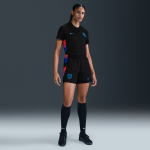 Short de foot replica nike dri - fit angleterre 2025 / 26 stadium extrieur pour femme - noir