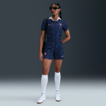 Short de foot replica nike dri - fit fff 2025 / 26 stadium domicile pour femme - bleu