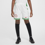 Short de foot replica nike dri - fit nigeria 2024 stadium domicile pour ado - blanc