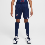 Short de foot replica nike dri - fit paris saint - germain 2025 / 26 stadium domicile pour ado - bleu ...