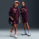 Short de football nike dri - fit kylian mbapp academy pour ado - rouge