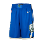 Short nike dri - fit nba swingman milwaukee bucks 2024 / 25 city edition pour homme - bleu