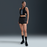 Short de running 2 - en - 1 imprim taille mi - haute dri - fit nike swift pour femme - noir