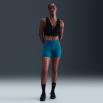 Short de running ajusté taille haute avec poches 10 cm nike swift pour femme - bleu Short de running ajusté taille haute avec poches 10 cm nike swift pour femme - bleu