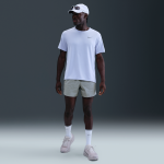 Short de running avec boxer int�gr� et motifs r�fl�chissants nike stride 13 cm pour homme - gris