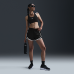Short de running dri - fit taille mi - haute avec sous - short int�gr� nike tempo pour femme - noir