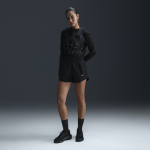 Short de running dri - fit taille mi - haute avec sous - short intgr nike tempo pour femme - noir
