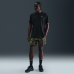 Short de running imprimé avec sous - short intégré dri - fit nike stride 18 cm pour homme - noir Short de running imprimé avec sous - short intégré dri - fit nike stride 18 cm pour homme - noir