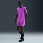 Short de running avec sous - short int�gr� dri - fit nike stride 13 cm pour homme - pourpre