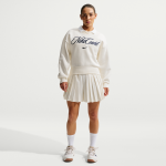 Short de tennis taille haute dri - fit nikecourt court collection pour femme - blanc