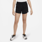 Short de training tiss taille haute dri - fit nike one pour ado (fille) - noir
