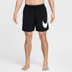Short de volley enti�rement doubl� 18 cm nike swim breaker pour homme - noir