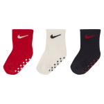 Socquettes anti - drapantes  logo swoosh nike pour tout - petit (3 paires) - multicolore
