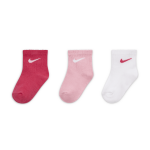 Socquettes anti - drapantes  logo swoosh nike pour tout - petit (3 paires) - multicolore