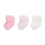 Socquettes douces et confortables jordan pour b�b� et tout - petit (3 paires) - rose