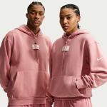 Sweat � capuche de basket en fleece sabrina - rose