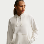 Sweat � capuche de basket oversize nike phoenix fleece pour femme - blanc