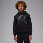 Sweat  capuche en fleece jordan mvp pour ado - noir