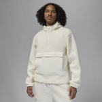 Sweat  capuche en fleece  poils longs jordan flight pour homme - blanc